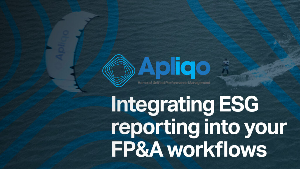 Integrating ESG reporting into your FP&A workflows